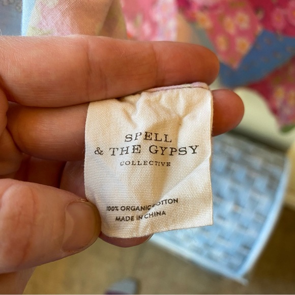 SPELL & THE GYPSY COLLECTIVE FREDA SHIRRED MIDI DRESS IN LOLLY - Picture 15 of 16